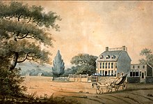 220px-Watercolor_of_the_Old_House_of_the_Adams_family,_1798